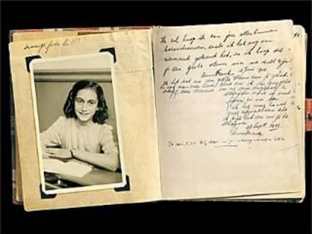 Anne Frank Is Given A Diary