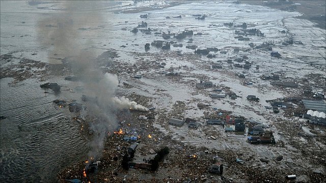 Eathquake and tsunami hits Japan