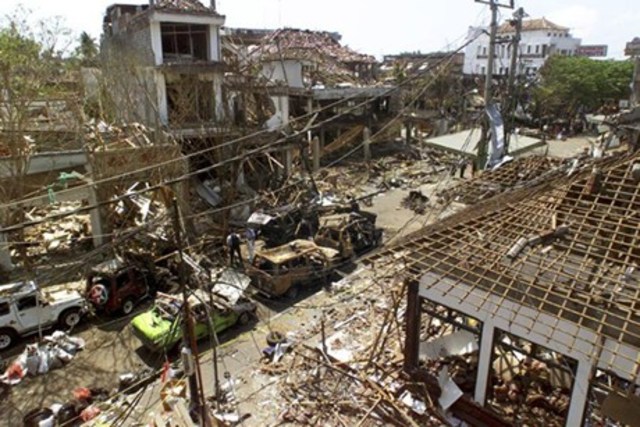 Bombing in a nightclub in Indonesia
