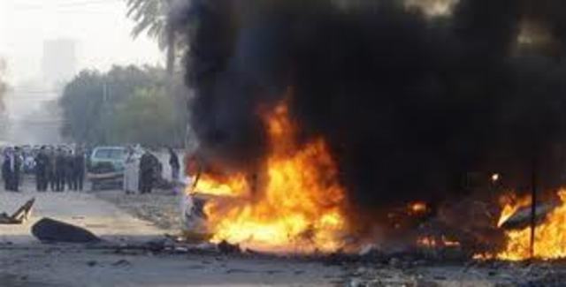 A series of bombings in Baghdad, Iraq