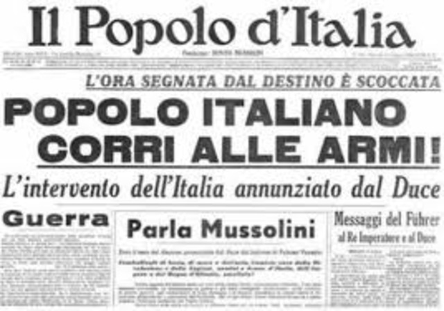 Il Popol d'Italia was first printed