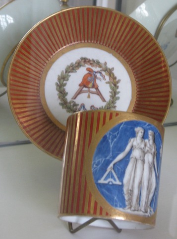 Tasse litron et soucoupe