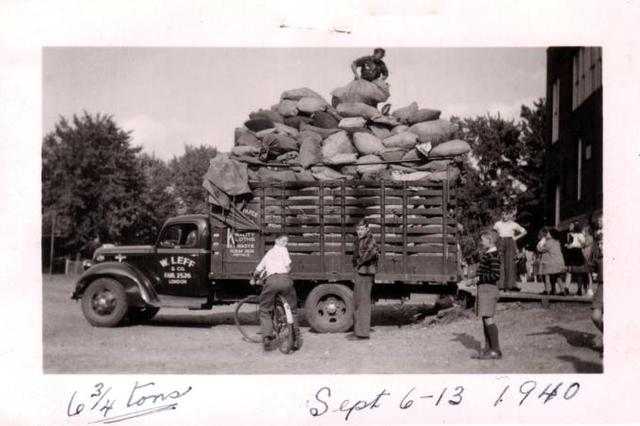 Le soutien a l'effort de guerre