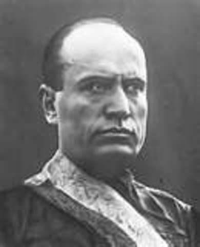 Mussolini becomes the Prime Minister of Italy