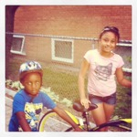 biking with my brother,Zahri