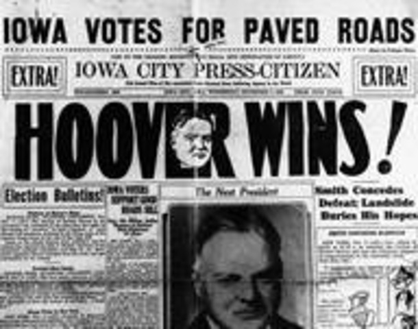 Roosevelt and Hoover