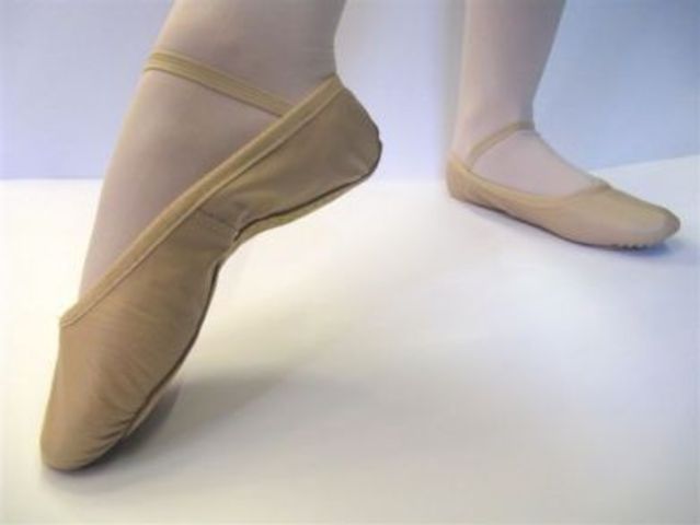 First ballet shoe