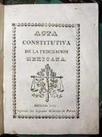 Acta Constitutiva de la Federación y Constitución Federal de los Estados Unidos Mexicanos