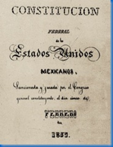 Constitución Federal de los Estados Unidos Mexicanos 1857