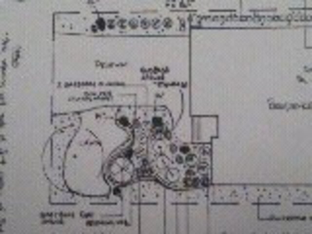 had to get the blue print for our yard