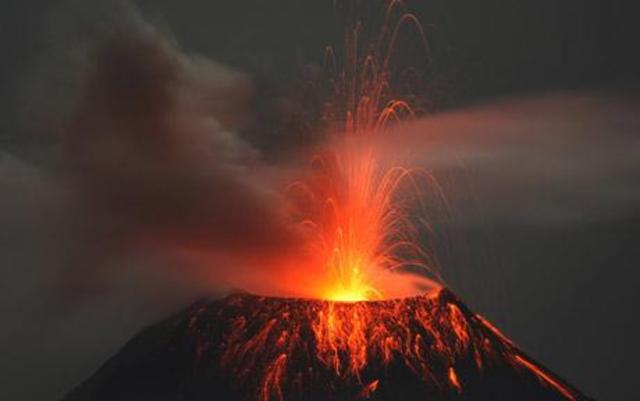 Volcano erupts on latai island
