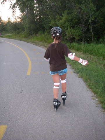 Rollerblading for The First Time...