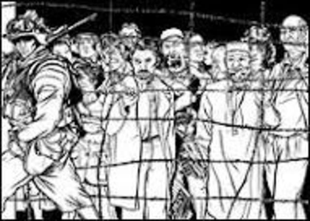 Anne is transported to concentration camp