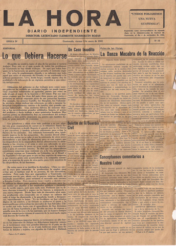 El diario "La Hora" sale a circulación