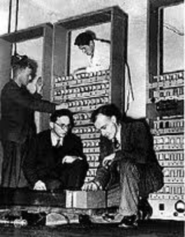 First stored program electronic computer