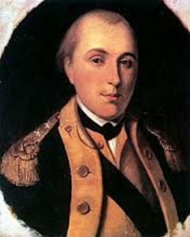 Marquis de Lafayette a young French noble brought trained soldiers to help patriot cause.