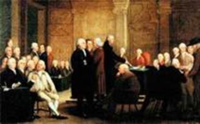 declares independance from britain