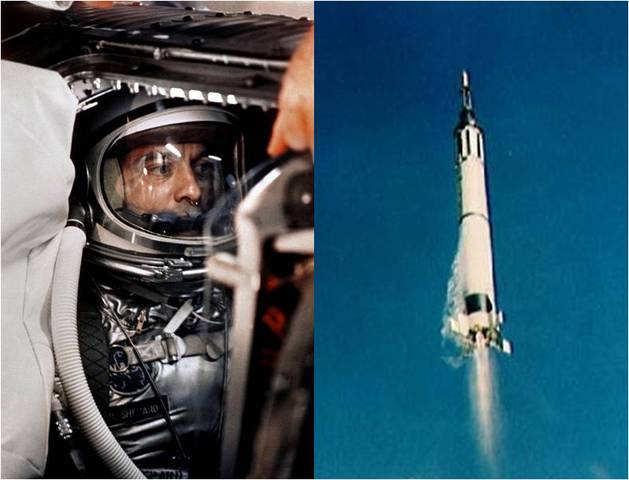First US space flight