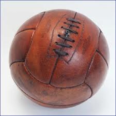 First soccer ball