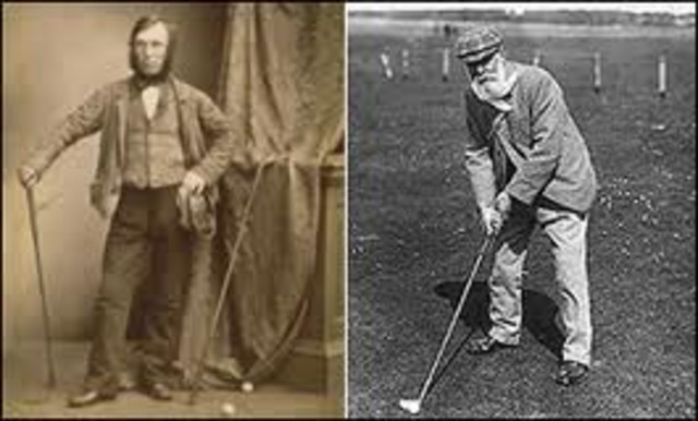 Allan Robertson becomes the first golfer to break 80 at the Old Course,