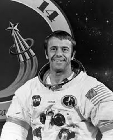 U.S. astronaut Alan Shepard struck 6-iron shots on the moon.