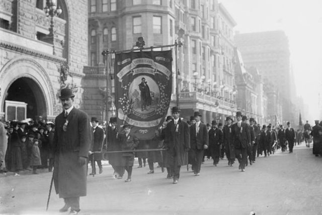 First St. Patrick's Day Parade in America