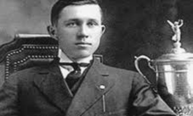 The first golf event on TV