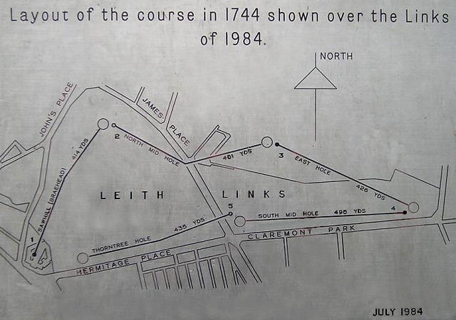 The Golf House at Leith is erected.