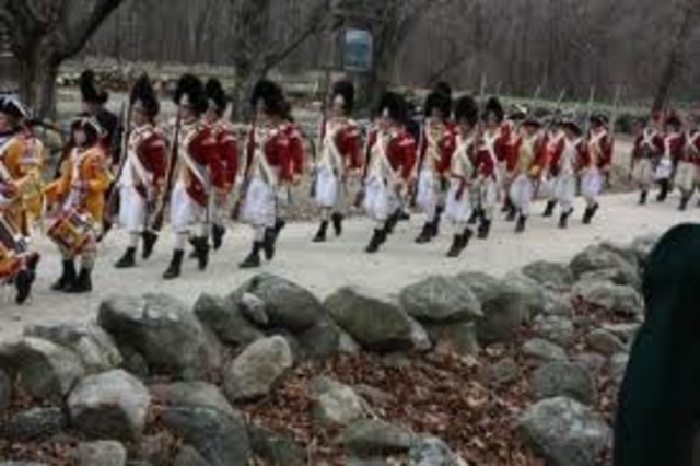 General Thomas Gage goes to Concord to take weapons form the minute men.