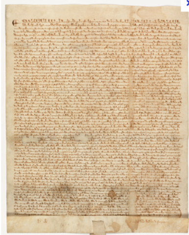 Magna carta signed