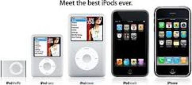 The Apple iPod's were unveiled