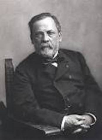 Louis Pasteur identifies germs as cause of diseases