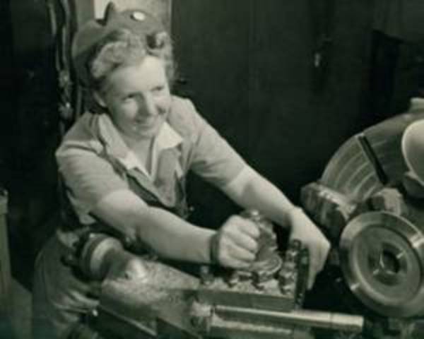 Women Take Factory Jobs