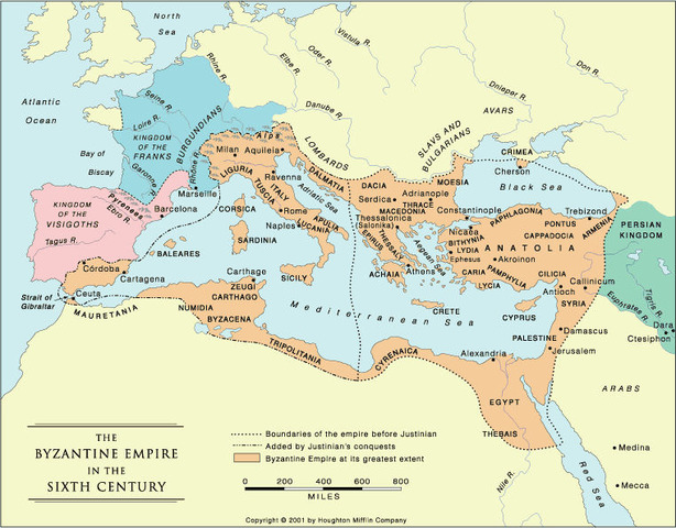 The rise of the byzantine empire