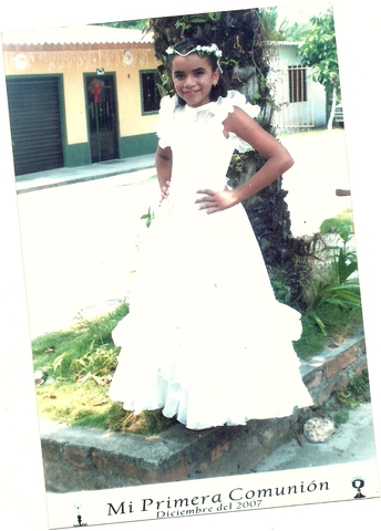 My first communion on