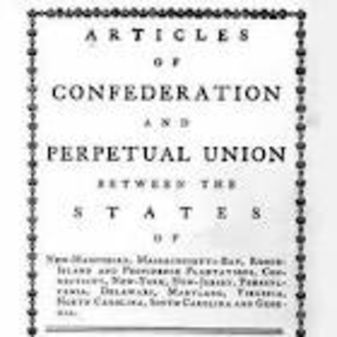 Articles of Confederation