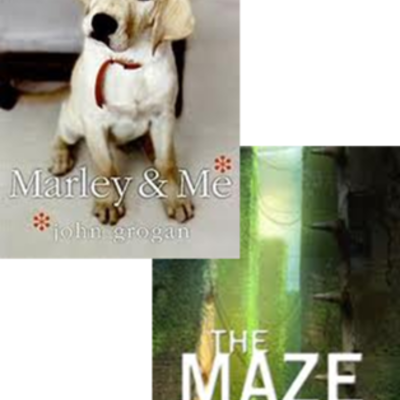 Timeline: Marley and Me, John Grogan, Nonfiction, 289 pages and The Maze Runner, James Dashner, Fiction, 374 pages