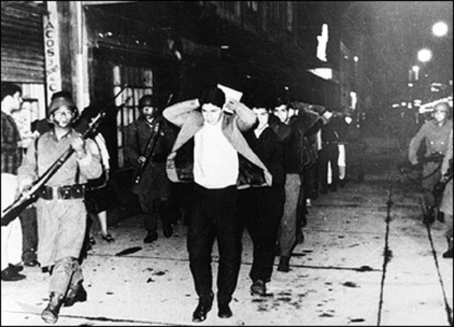 Matanza en la plaza de Tlatelolco, México