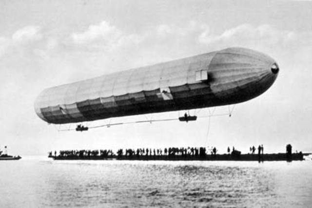 Premier vol d'un dirigeable