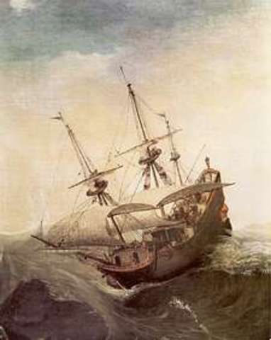 Eerste 'schipvaert'.