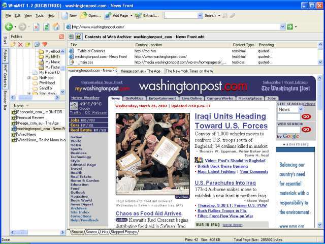 First web page created