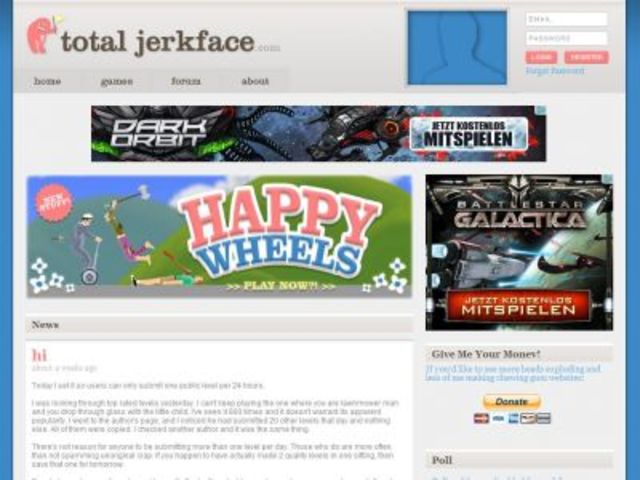 Happy Wheels Was first on the Internet.