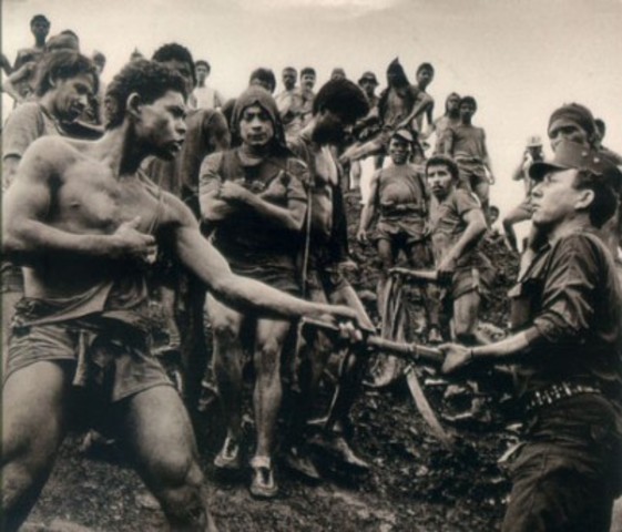 Molukken in opstand.