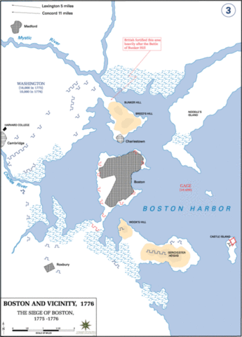 Siege of Boston (April 19, 1775 – March 17, 1776)