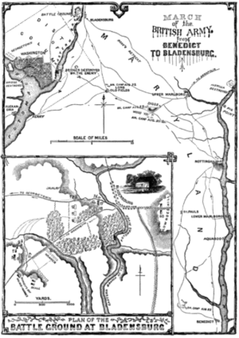 Battle of Bladensburg 24 August 1814