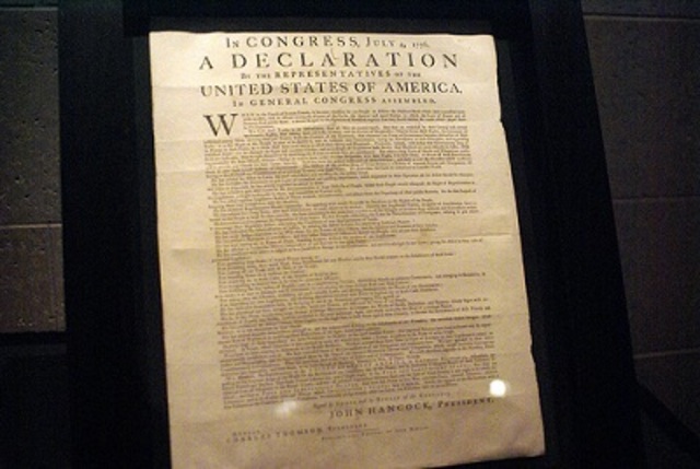 U.S. declares independence from Britain