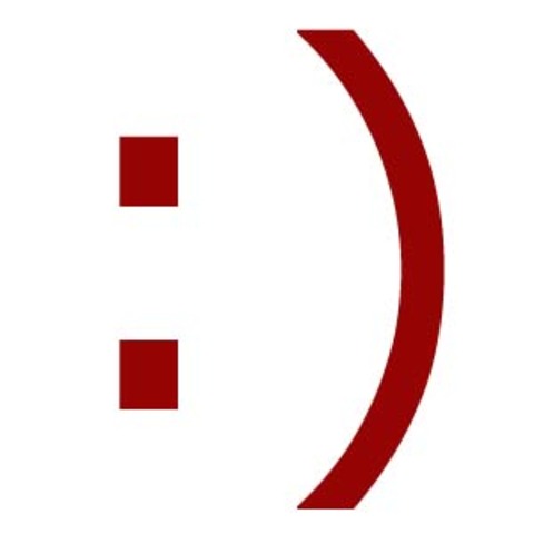 The first emoticon :-)
