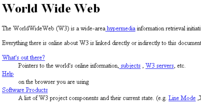 First web page created 1991