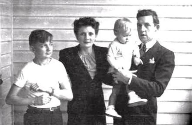 My Great grandma and my Great grandpa with my Grandpa and my great uncle.