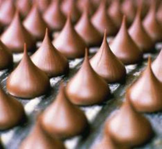 The first hershey's kisses were made